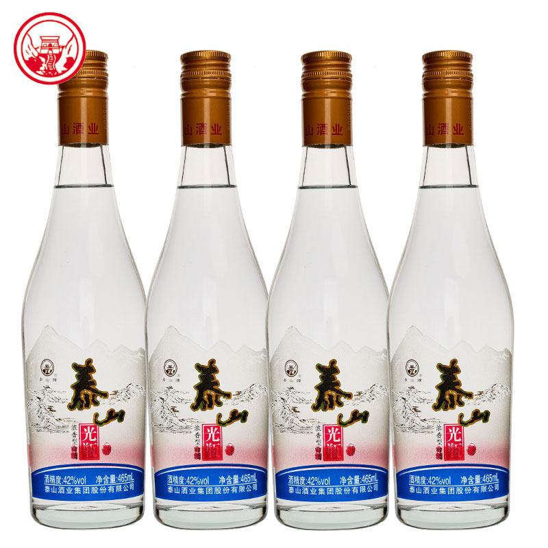 泰山酒泰山光瓶酒42度浓香型465ML*4瓶品尝评价- 淘宝网