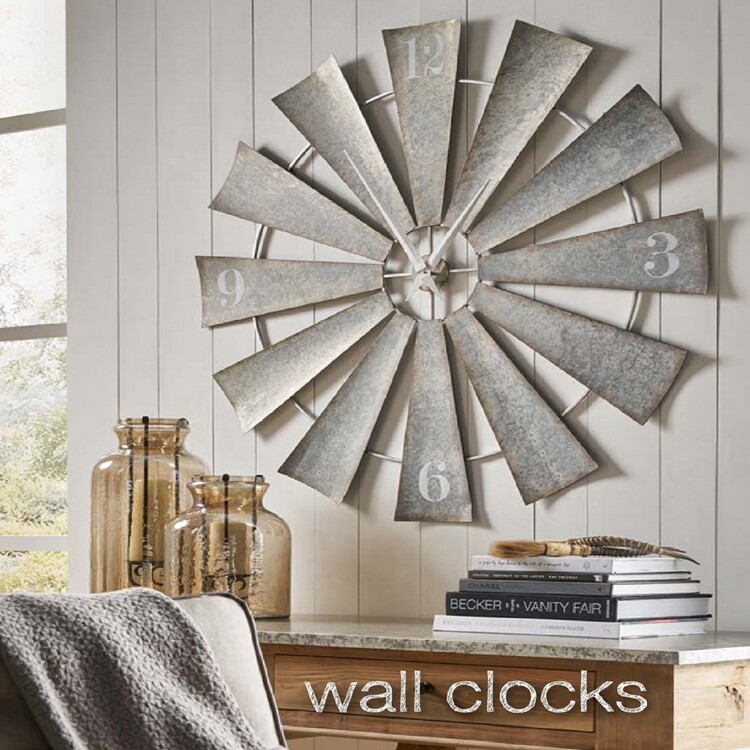 Export Europe and America Original single home big card French style retro rural iron art oversized bell villa Living room Decorative Watch