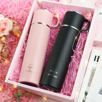 Swedish cica couple thermos cup pair of couple creative high-end with cup lid simple mens and womens water Cup
