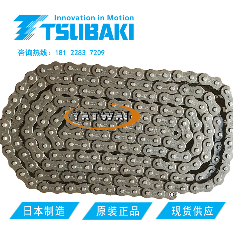 TSUBAKI日本椿本RS10B-2五分B型双排/单排RS高效工业传动滚子链