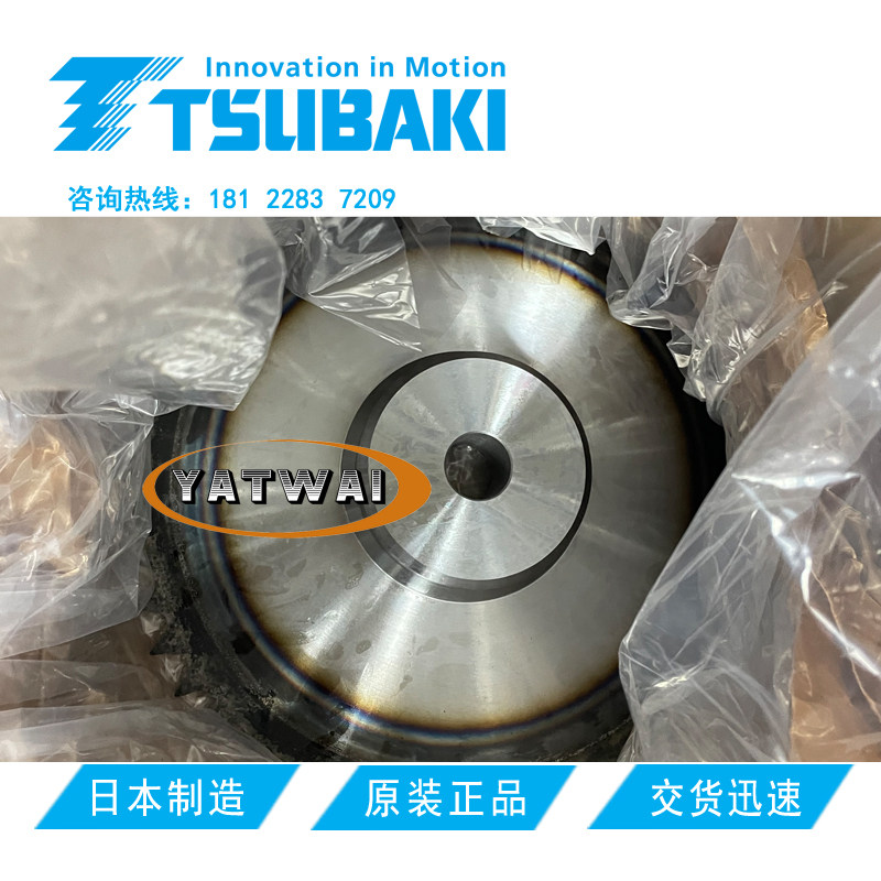 椿本五分链条链轮RS50-1B48TQ齿端硬化处理工业输送48齿齿轮