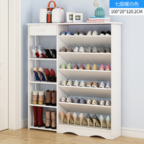 Mini small shoe cabinet narrow door space-saving entrance door shoe rack dust-proof economical storage rack 17cm deep