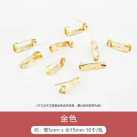 Золотая булавка, 5mm, длина 15мм