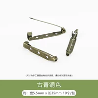 Бронзовая булавка, 5.5mm, длина 35мм