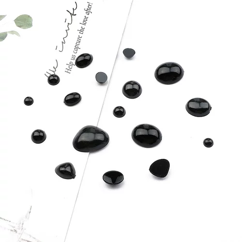 Черный набор, крючок для вязания, кукла, бусины, аксессуар для волос ручной работы с аксессуарами, поделки ручной работы