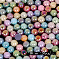 10 -миллиметровый смешанный цвет наполовину имитация около 150 жемчугов