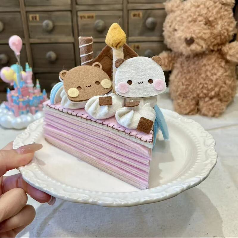 Non-Woven Fabric Material Package for Cutting and Assembling Cakes, Full Range of Couple Surprise Gifts, Original DIY Small Photo Album Pendant Non-Woven Fabric Material Package for Cutting and Assembling Cakes, Full Range of Couple Surprise Gifts, Original DIY Small Photo Album Pendant