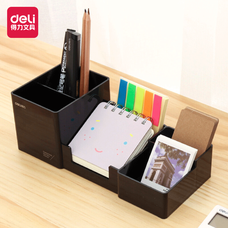 Able Multifunction Pen Holder Creativity Fashion Korea Xiaoqing New School Student Cute Stationery Containing Box Desktop Swing Piece Office Personality Creative Pen Box Brief Children Pencil Cylinder Large Capacity Pen Barrel