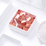 Deli Rose Gold Три голнга, одна упаковочная упаковка для ногтей.