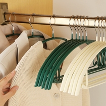 Iron clothes hanger bold and thickened non-slip seamless protective clothing anti-shoulder corner clothes drying rack rack clothes support household clothes hanger dip