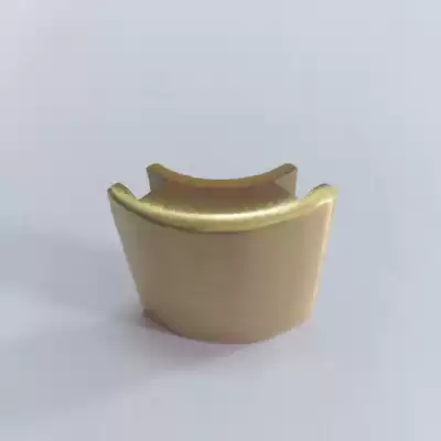 Pure brass tea tray Tray corner tea tray Decorative corner guard Direct sales Hardware accessories Dovetail mortise and tenon semicircular copper corner