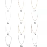 Базовая цепочка, регулируемый универсальный свитер, ожерелье, серебро 925 пробы, простой и элегантный дизайн