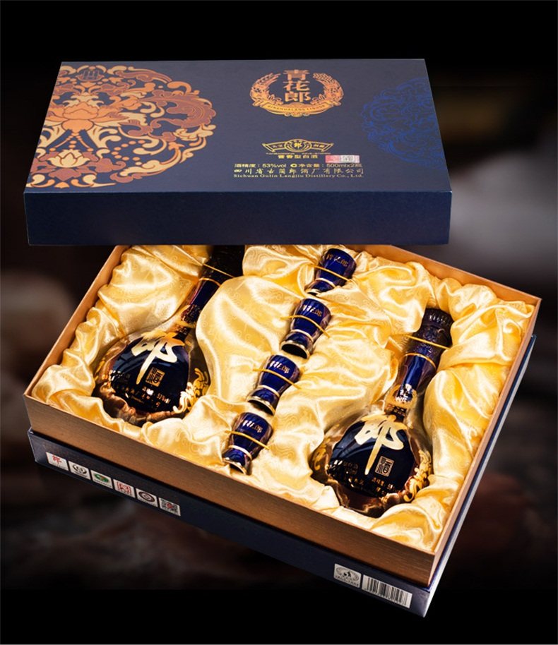 天猫超市 郎酒 青花郎 酱香型白酒 53度 500ml*2瓶礼盒装 图7
