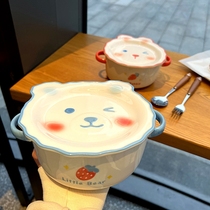 Personal Featured Bowl Exclusive Great Creative Cute Girls Super Cute Fancy High-end Single 2021 Home New Ceramic Bowl