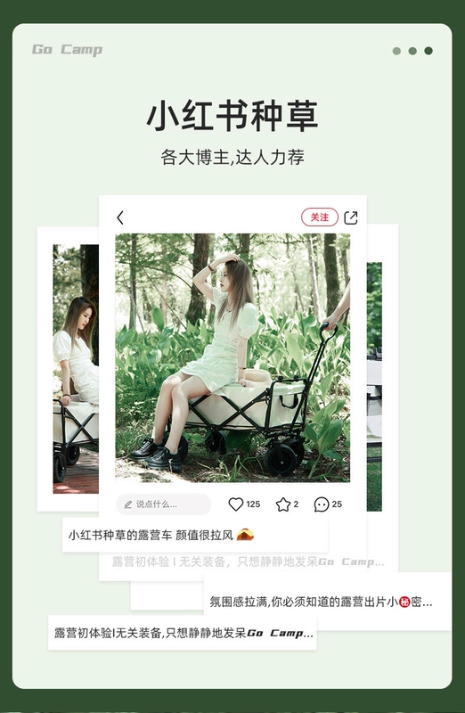 Xe cắm trại, xe đẩy kéo tay cắm trại ngoài trời có thể gập lại, xe dã ngoại, bàn ngoại cỡ, gian hàng cắm trại, xe kéo nhỏ
