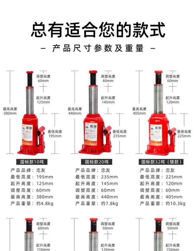 cấu tạo của kích thủy lực Kích xe thủy lực dọc gắn trên xe tải hạng nặng thủy lực đặc biệt 100T ô tô kích tiết kiệm lao động quay tay kích thủy lực 10 tấn kiểm định kích thủy lực