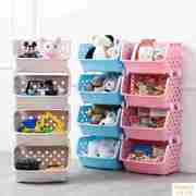 hộp đựng đồ trang điểm mini Hộ gia đình giỏ lưu trữ nhà bếp cung cấp nhỏ cửa hàng trái cây và rau rau kệ nhiều tầng giỏ ký túc xá - Trang chủ hộp nhựa đựng bánh