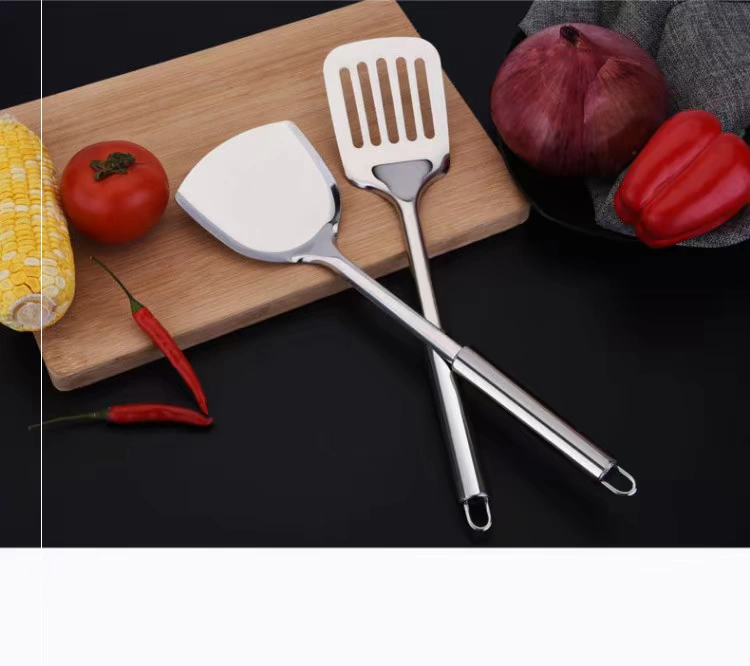 Bộ đồ dùng nhà bếp bằng thép không gỉ bảy mảnh dao xẻng nấu ăn Bộ đồ dùng nhà bếp chống bỏng - Phòng bếp