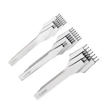 Carving knife punching tool round puncher Lingzhao high-speed steel round chopping 3 0mm7 teeth 3 0mm7 teeth