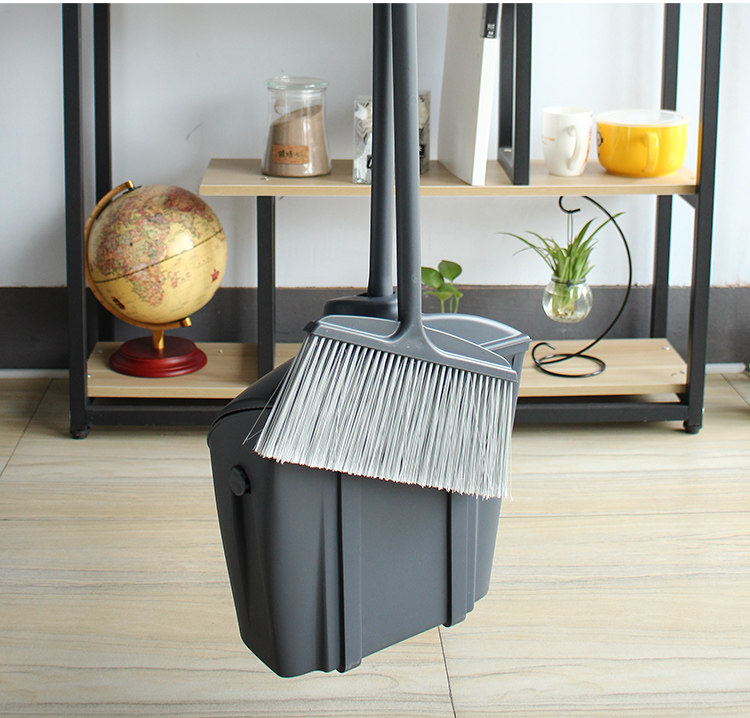 Baiyun AF01205A windproof dustpan with broom set, household plastic KFC cleaning garbage shovel with free shipping pic 7