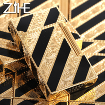 France Langsheng retro lighter creative personality trendy men windproof gas wheel inflatable custom made printing