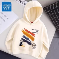 Осенняя радужная толстовка с капюшоном