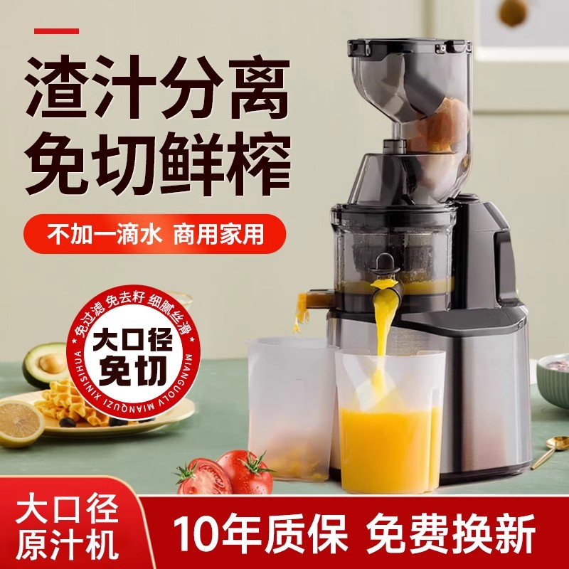 ドイツ 2025 新ジューサー 家庭用 残留ジュース分離 全自動 大口径 業務用 フリーカット ジューサー フリーフィルター