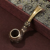 Карп резные дизайн ручной работы Традиционная сухой дымовой мешок Старый медный встроенный горшок творческий мужчина сигарета подарки подарки подарки