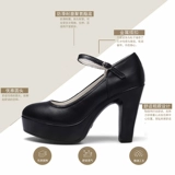 特丝丽她 Ципао, манекен головы, высокие водонепроницаемые рабочие туфли на платформе, из натуральной кожи
