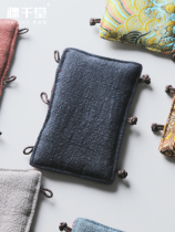 Suiqiantang Chinese cotton cloth tea mat cooking teapot handle anti-scalding pad Heat insulation handguard buckle knitted cloth B-4