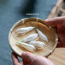 Suiqiantang handmade ceramic creative tea pet tea clip Tea needle holder Tea pillow Magnolia tea table Tea ceremony accessories