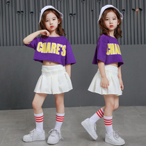 61 Girls Jazz Dance Costumes Women Children Hip Hop Street Dance Out of the Summer Korean version of the Gymnastics Modern Dance Suit