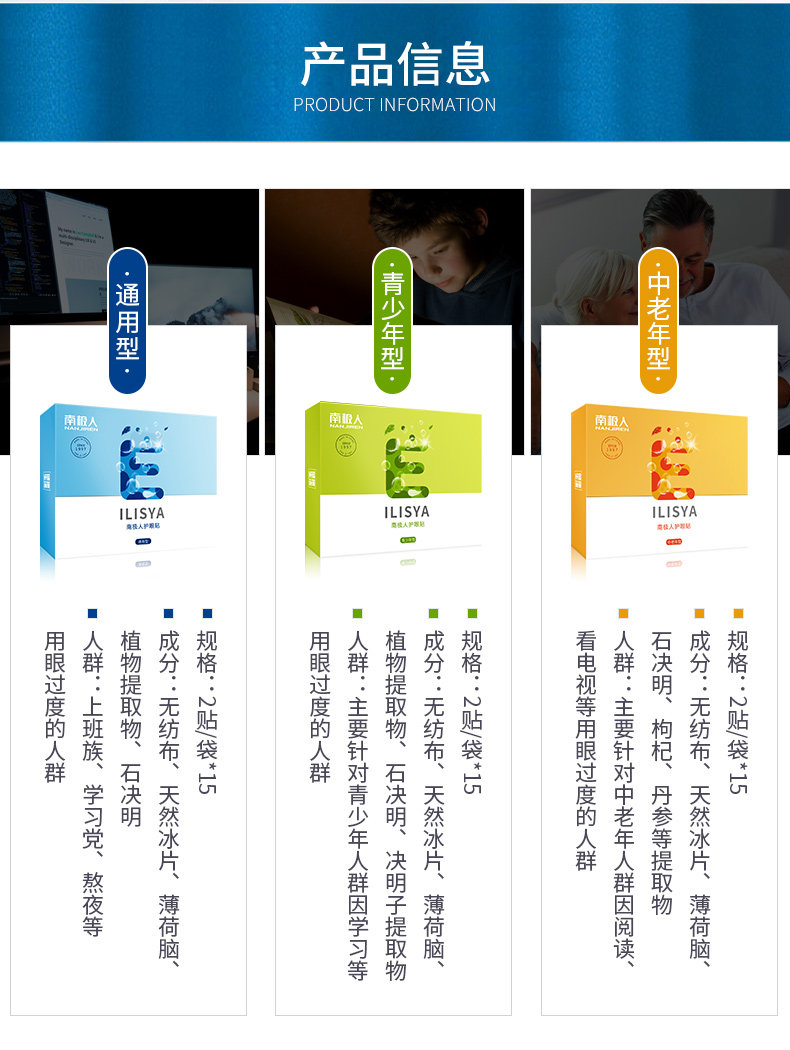 南极人 护眼贴 缓解眼疲劳 30片 图2