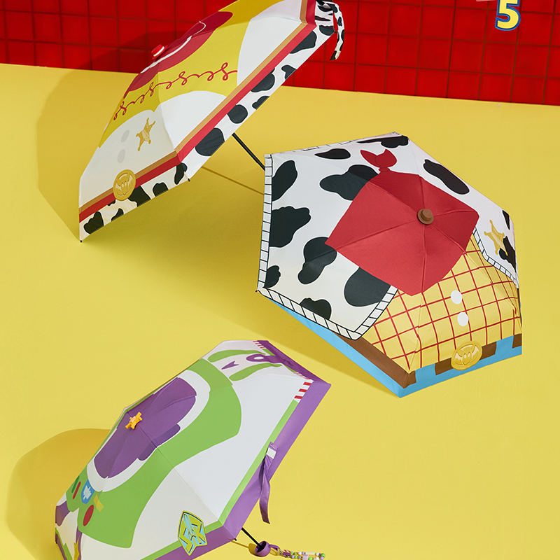 Shanghai Miniso Toy Story 5 Buzz Lightyear Woody Tracy 50% off Umbrella Sunscreen