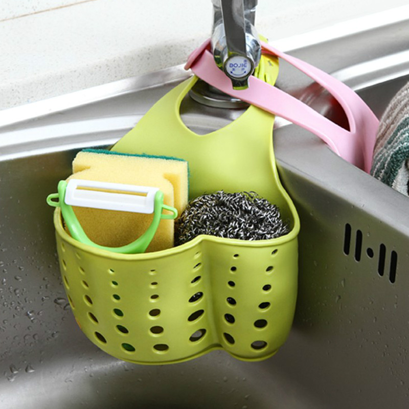 Drain Basket Tap Wall-mounted Free Sink Sink Pool Sponge Rag Kitchenette Containing kitchen containing rack containing basket