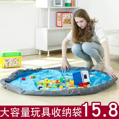 Toy storage bag oversized Oxford cloth net pocket children plush toy bag waterproof luggage drawstring canvas corset pocket