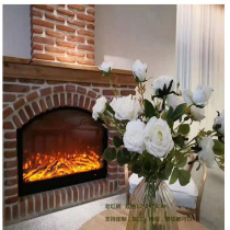 Antique retro-antique net Red folk Countryside Old Red Brick Sliced Green Brick Pure Clay clay Xian Cafe Bar cultural brick