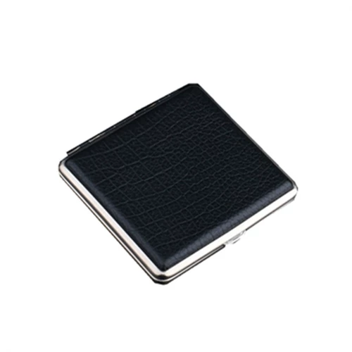 Мужской ультратонкий креативный портативный высококлассный металлический портсигар, простой и элегантный дизайн, подарок на день рождения