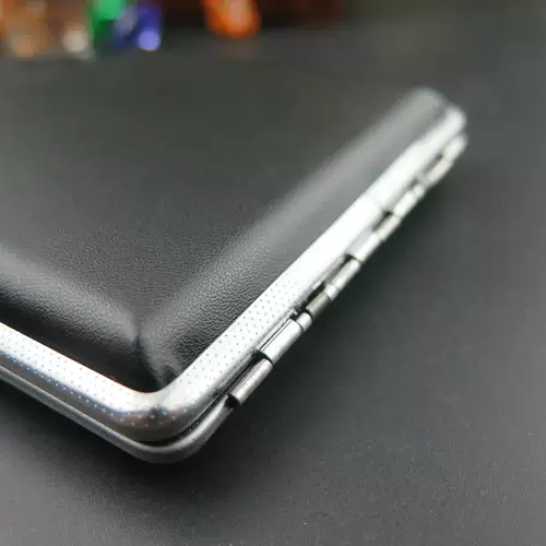 Модный креативный портсигар из нержавеющей стали, автоматическая нескользящая подарочная коробка, 20 шт, подарок на день рождения