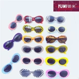 Трендовые ретро универсальные солнцезащитные очки в стиле хип-хоп подходит для мужчин и женщин, европейский стиль