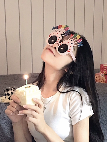 Станки на день рождения вечеринка смешные очки net red douyin xiaohongshi такая же форма торта busi di moss tide бесплатная доставка