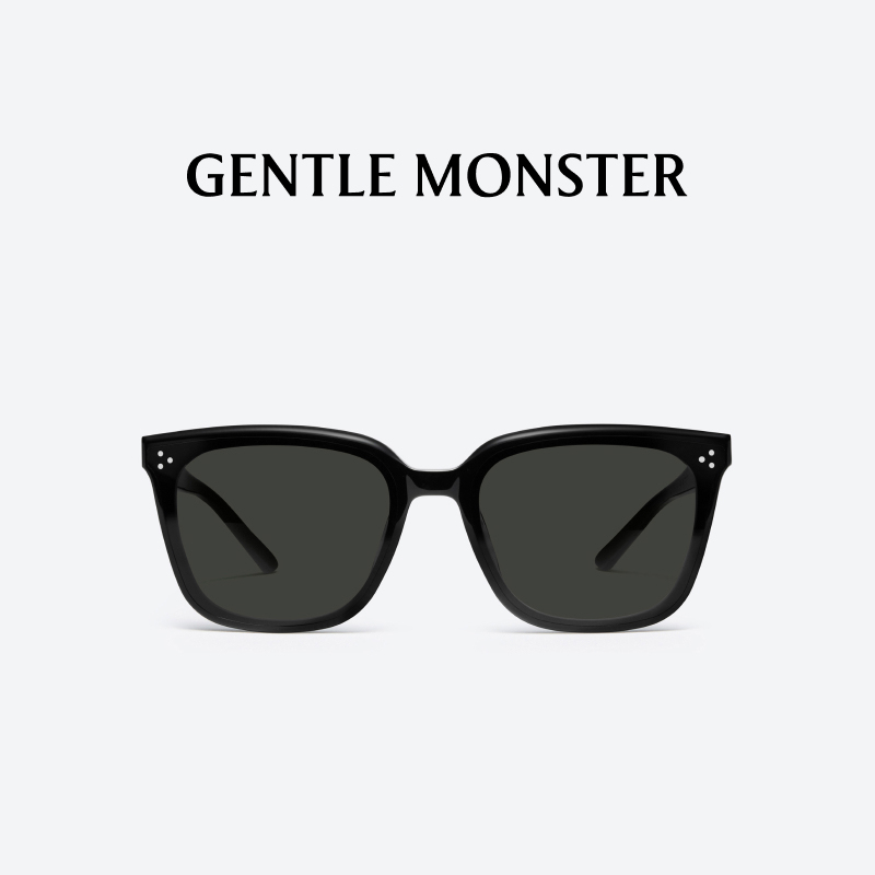 [2026 Series] New Product Gent Minimalist Square Black Frame Sunglasses Gentle Monster