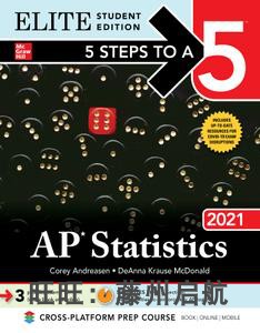 5 Steps to a 5 AP Statistics 2021 eBook Light