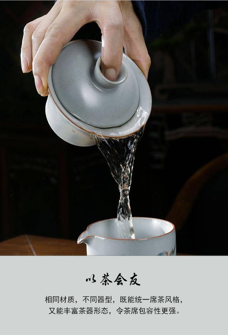 Xu ink your up tureen ceramic cups large operators to use suit household antique porcelain piece of kung fu tea bowl