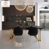 Мраморная пищевая добавка с железом из натурального дерева для домашнего использования, прямоугольный стульчик для кормления, популярно в интернете