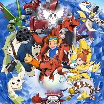 Cantonese animation Digimon Part 3 Digimon VCD Cantonese version with 51 episodes] 4 discs DVD