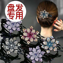  Hairpin middle-aged mother back of the head 2021 new headdress pan head hairpin high-end hairband female pan head hair clip small