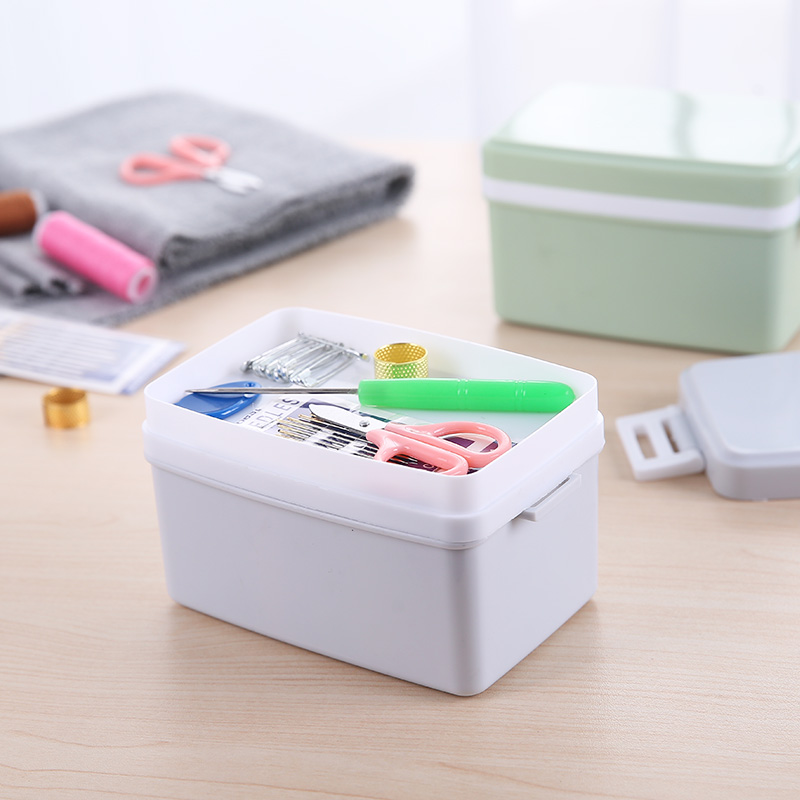 Home portable needlework box set Needlework bag Sewing needlework Hand sewing needle Female student dormitory small