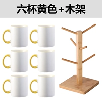 6 желтый+деревянная рама