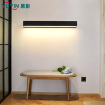 Bedside wall lamp Nordic bedroom post modern simple led creative living room wall lamp bathroom bathroom mirror headlight